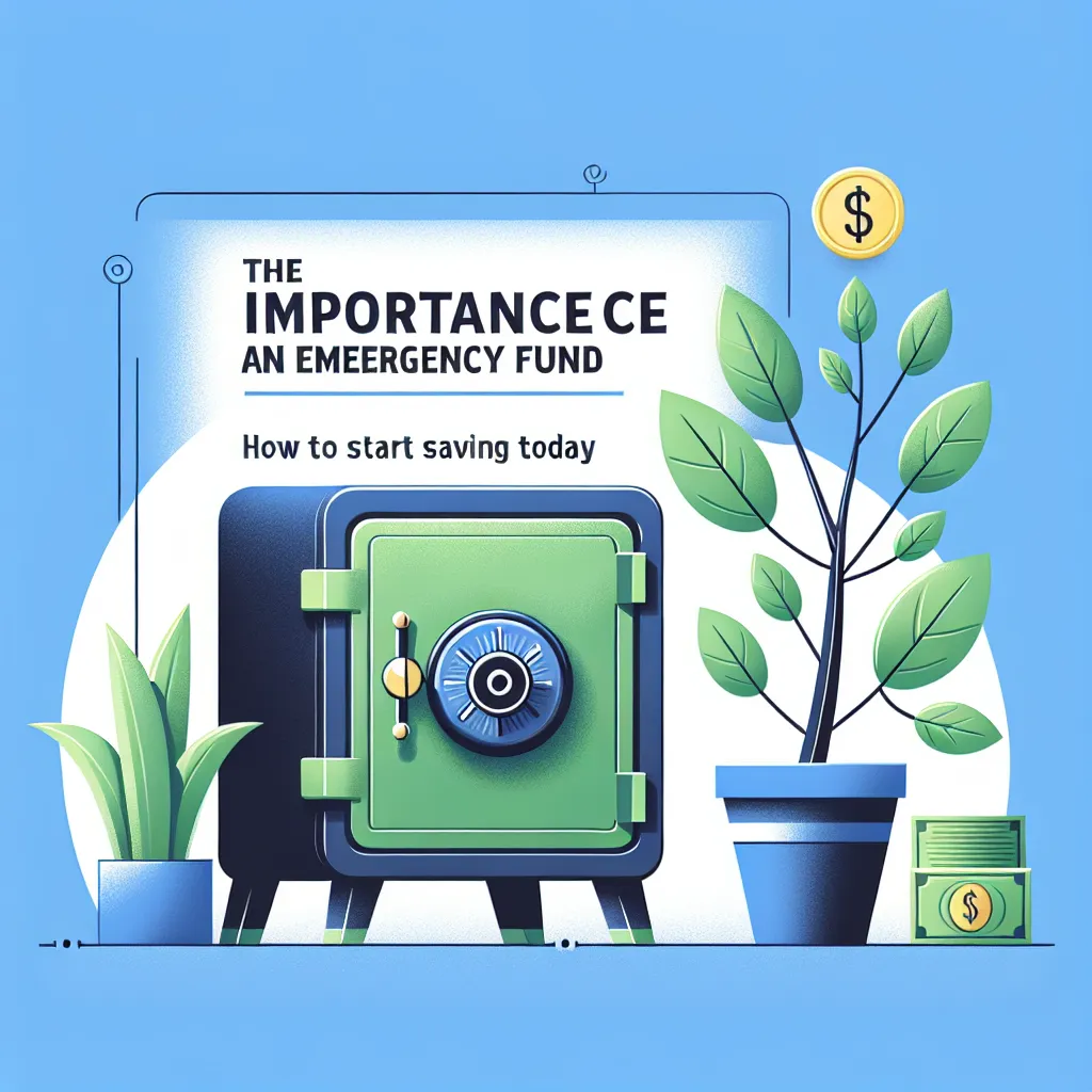 The Importance of Building an Emergency Fund: How to Start Saving Today