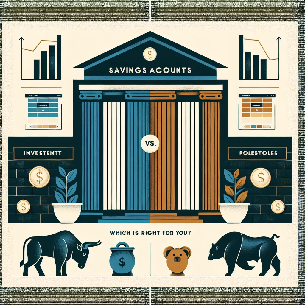 Savings Accounts vs. Investment Portfolios: Which is Right for You?