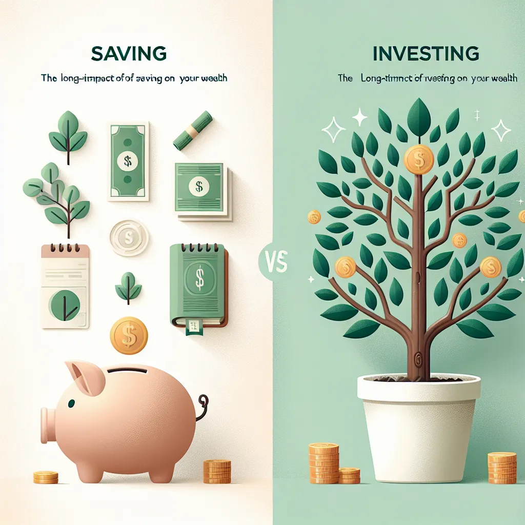 The Long-Term Impact of Saving vs. Investing on Your Wealth